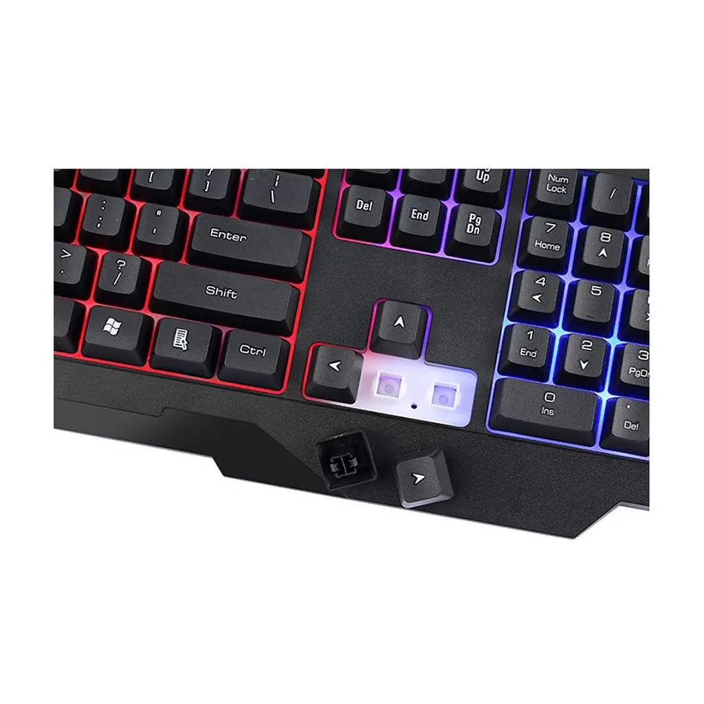 Клавіатура Xtrike ME KB-306 LED USB UA Black (KB-306UA) - фото 6