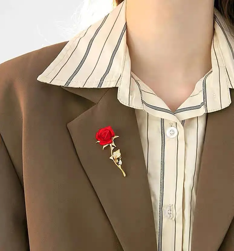 Брошь Роза красная (84946782) - фото 3