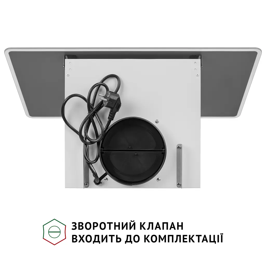 Витяжка декоративна похила PERFELLI VICCO 6HM BIANCO - фото 8