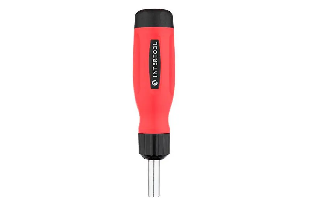 Отвертка с набором бит Intertool реверсивная (12 предметов) VT-1003 - фото 3