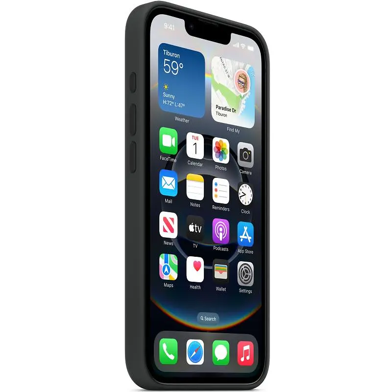 Чохол Epik Silicone case AAA with Magsafe для Apple iPhone 16e 6.1 Black - фото 2