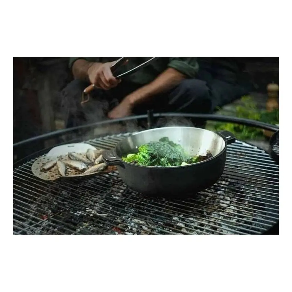 Кошик для приготування на пару Fiskars Norden Grill 30см (1066431) - фото 5