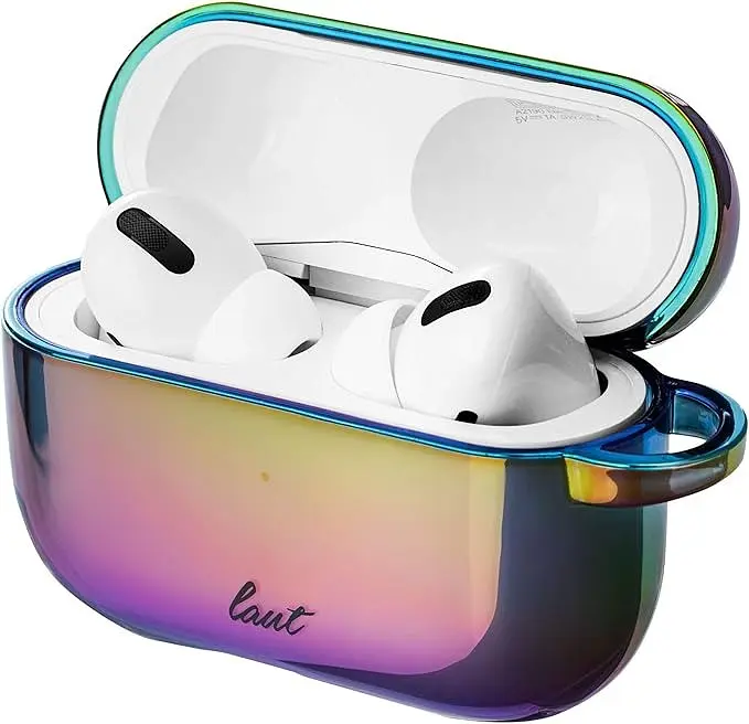 Чохол LAUT Holo для Apple AirPods Pro Iridescent Синій (L_APP_HO_BK) - фото 2