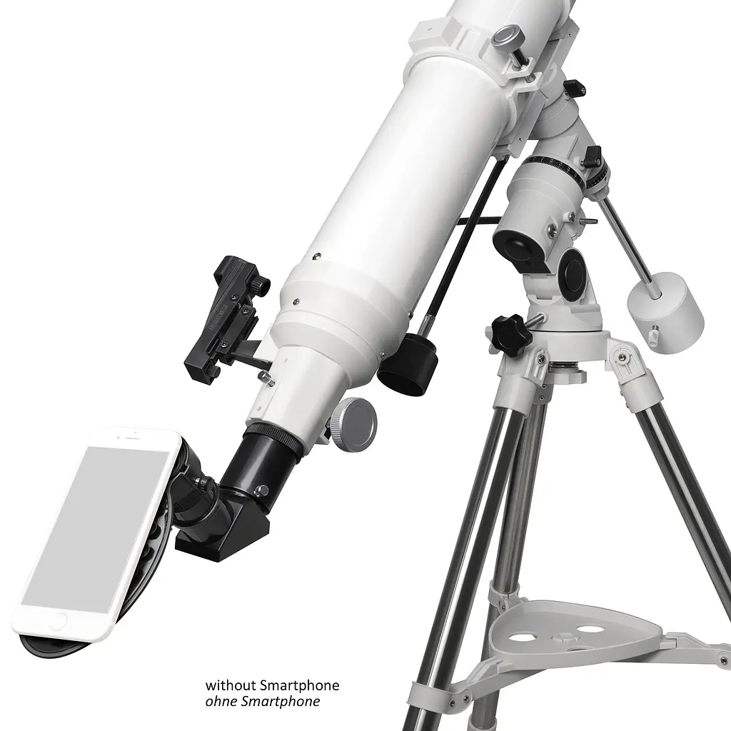 Телескоп Bresser First Light AR-102/1000 EQ3 з адаптером для смартфона (0115660) - фото 5