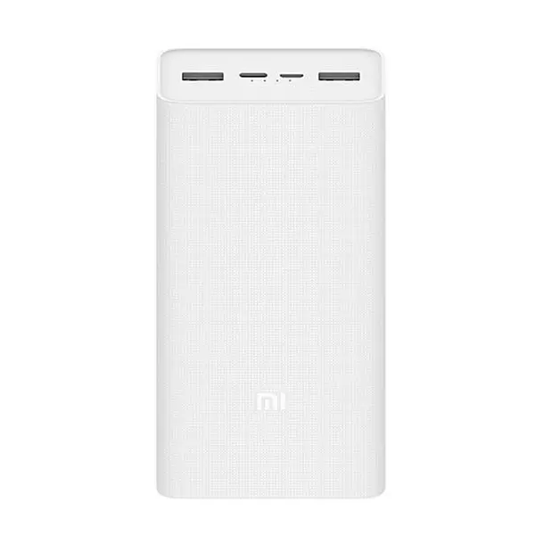 Зовнішній акумулятор (павербанк) Xiaomi Mi 3 30000mAh Quick Charge White - фото 5