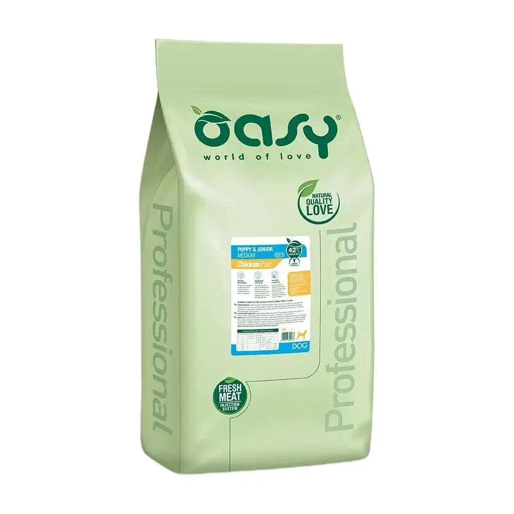 Сухой корм для собак Oasy Lifestage Puppy & Junior Large 18 кг (8053017349190)