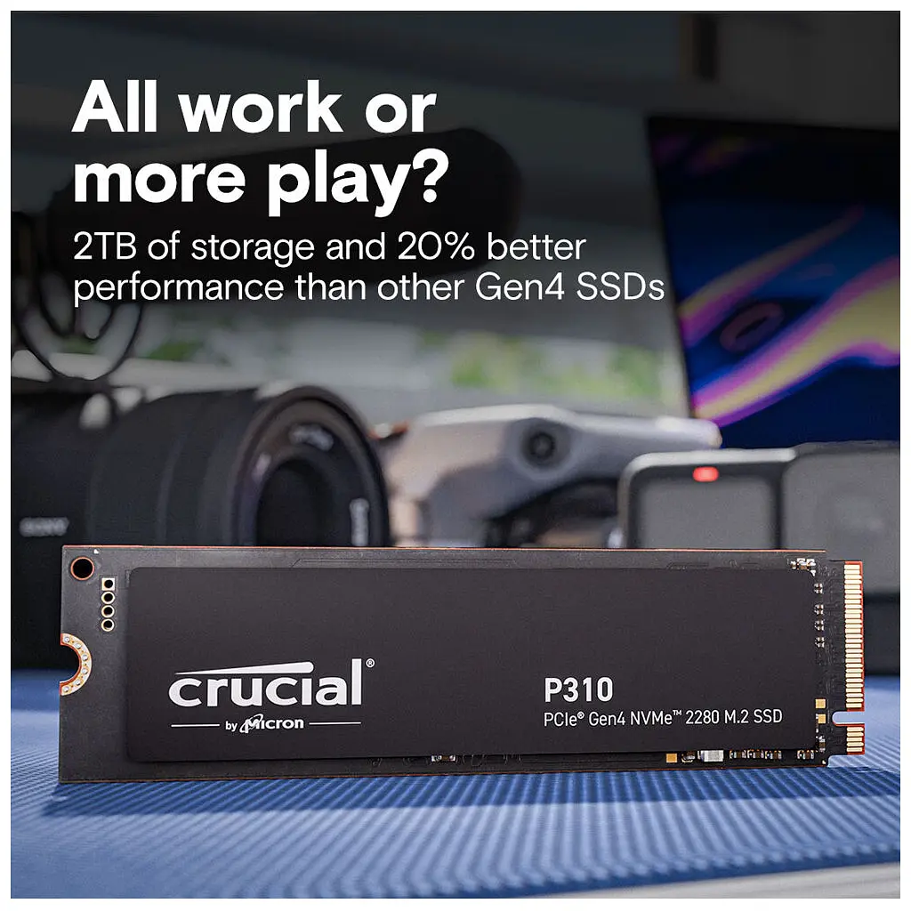 Накопичувач SSD M.2 2280 2TB P310 Micron (CT2000P310SSD8) - фото 4