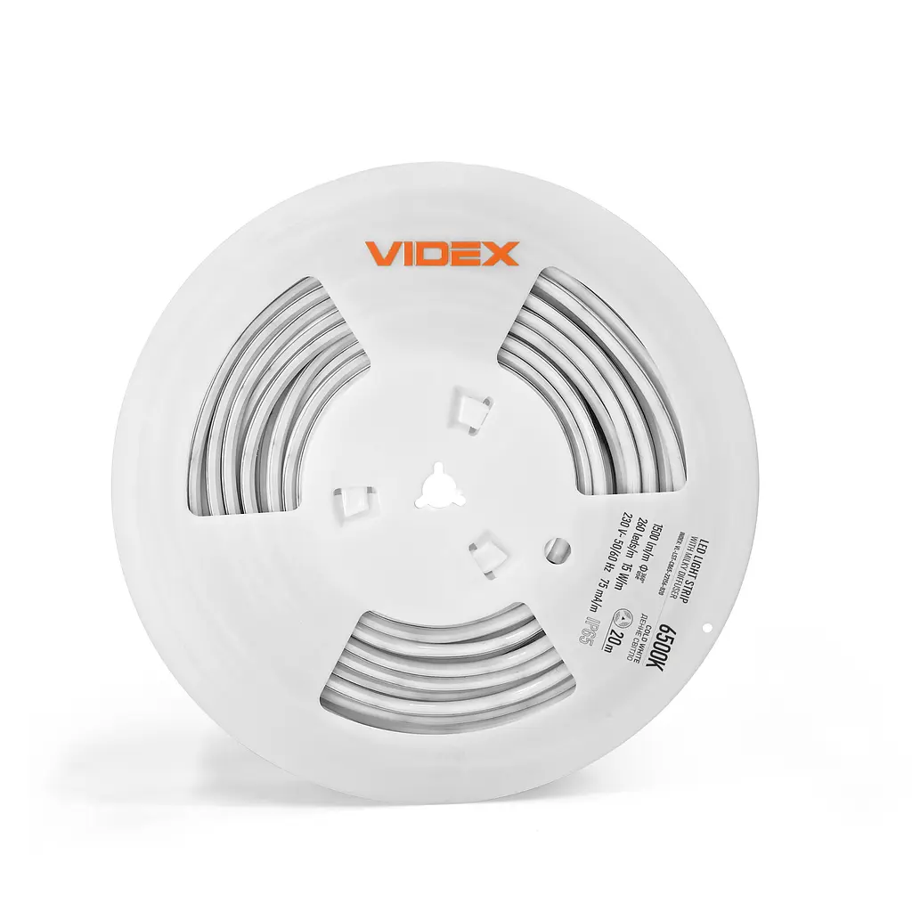 LED стрічка VIDEX 230V 15W/m 6500K IP65 VL-LST-CB65-22156-B20 (20м) VIDEX (29156-000) - фото 3