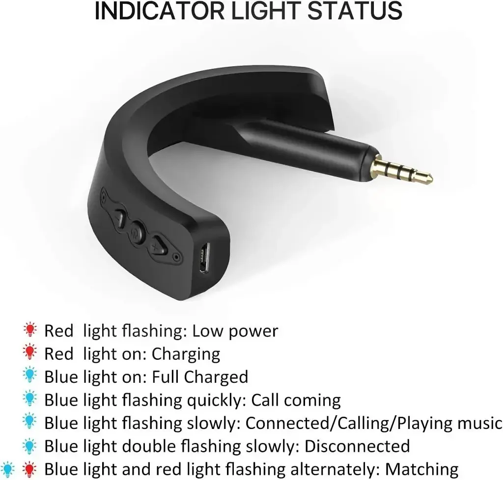 YOCOWOCO aptX Bluetooth 5.0 адаптер для Bose QuietComfort QC 15 - фото 5