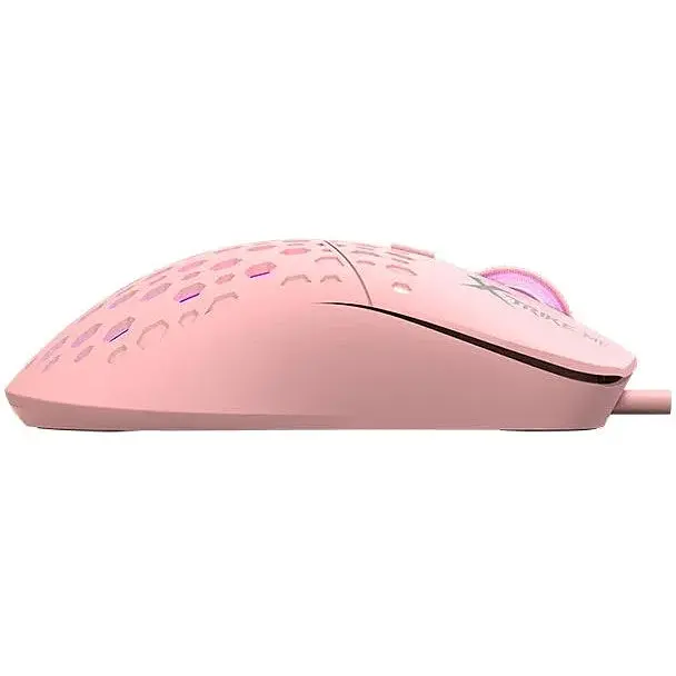 Миша ігрова XTRIKE ME GM-209P gaming mouse 1200-8000 6 Step DPI рожева - фото 2