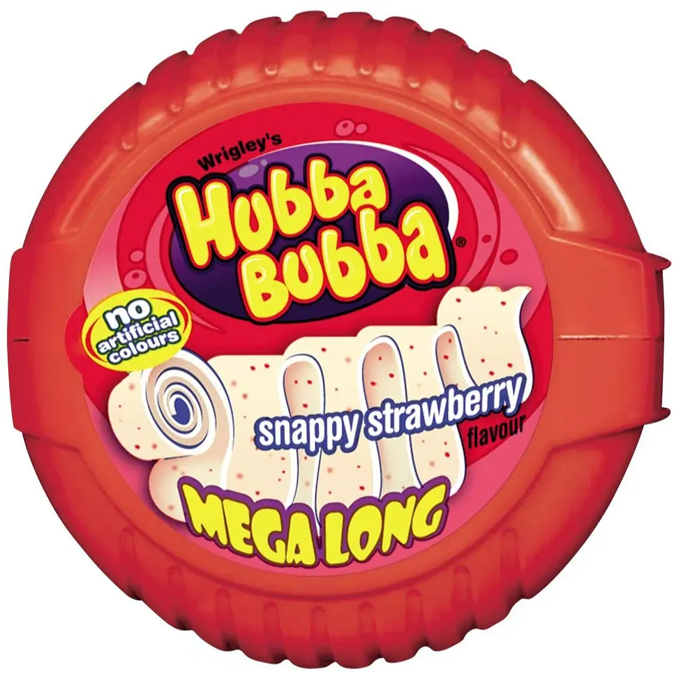 Жувальна гумка Hubba Bubba Mega Lang Snappy Strawberry 56 г