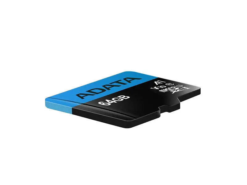Карта пам'яті ADATA Premier microSDXC UHS-I A1 + SD adapter 64 GB (AUSDX64GUICL10A1-RA1) - фото 3