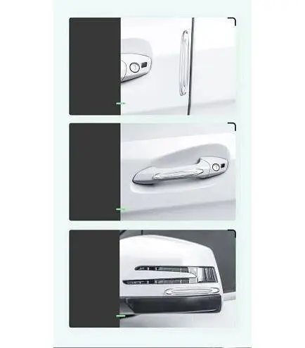 Комплект накладок для захисту дверей авто BASEUS Airbag Bumper Strip TPU 4 pcs (CRFZT-A02) - фото 3