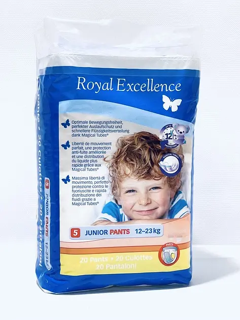 Підгузки-трусики Royal Excellnce Розмір 5, 12-23 кг, 20 шт