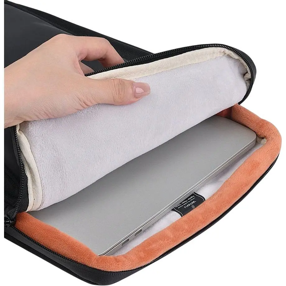 Сумка для ноутбука WiWU Cozy Classic Sleeve Series MacBook 16` Black [151951] - фото 2