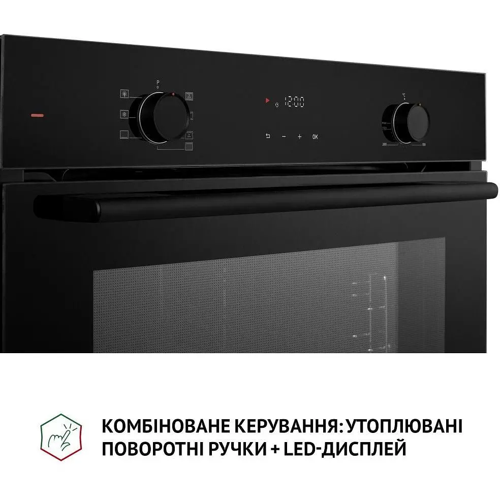Духова шафа Perfelli Perla 6D7 Nero Чорна - фото 5