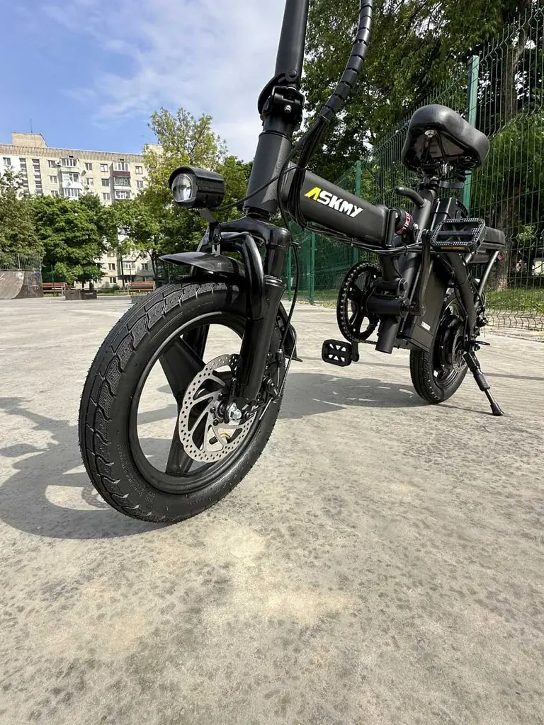 Міні електровелосипед двомісний Askmy U15 (500W, 15Ah) - фото 7