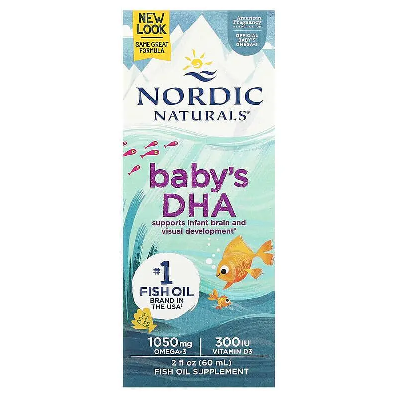 Рідкий жир для дітей + Д3 Nordic Naturals Baby's DHA 60 мл - фото 2