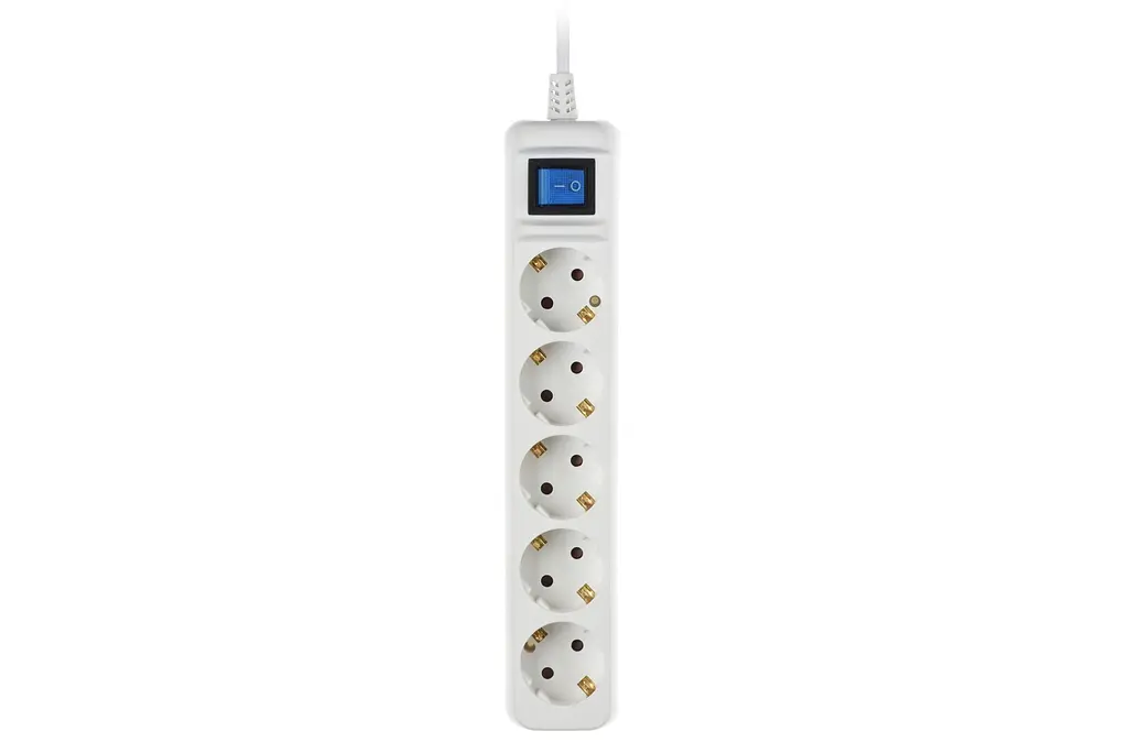 Подовжувач мережевий 5 розеток 3 метри 2E Power Extension 5 Type F 3m 16 A White - фото 4