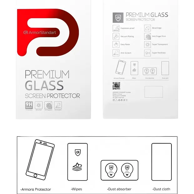 Защитное стекло ArmorStandart Icon Glass для Redmi Note 13 Pro 5G/ Note 13 4G/5G / Poco X6 5G Black (ARM71830) [104481] - фото 3