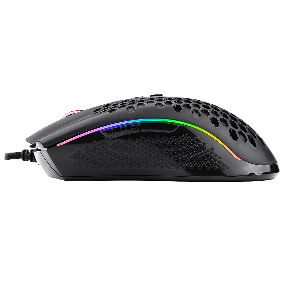 Мишка Redragon Storm M808 RGB Optical, ігрова, 12400dpi., 7кн., Ultralight чорна - фото 4