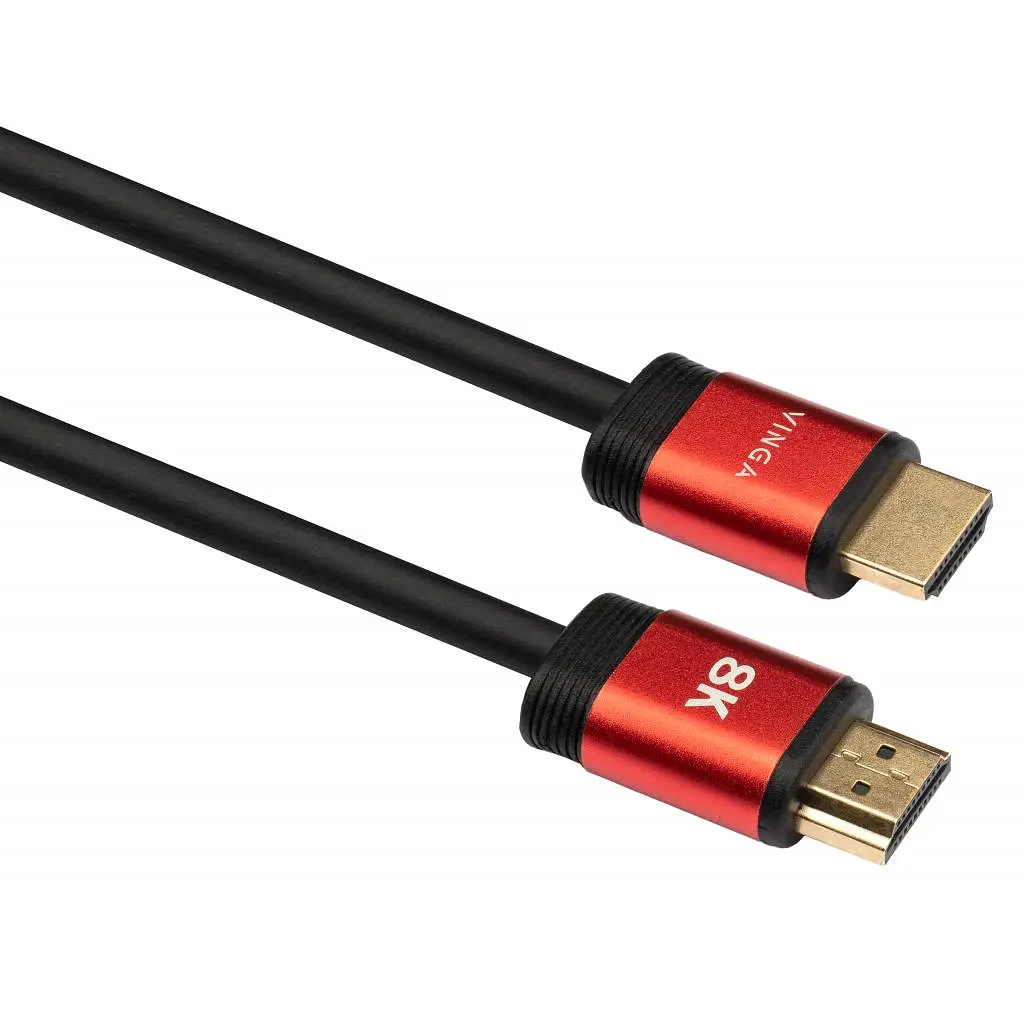 Кабель мультимедійний HDMI M to HDMI M 1.8m V2.1 8K Vinga (VCPHDMIMM211.8) - фото 2