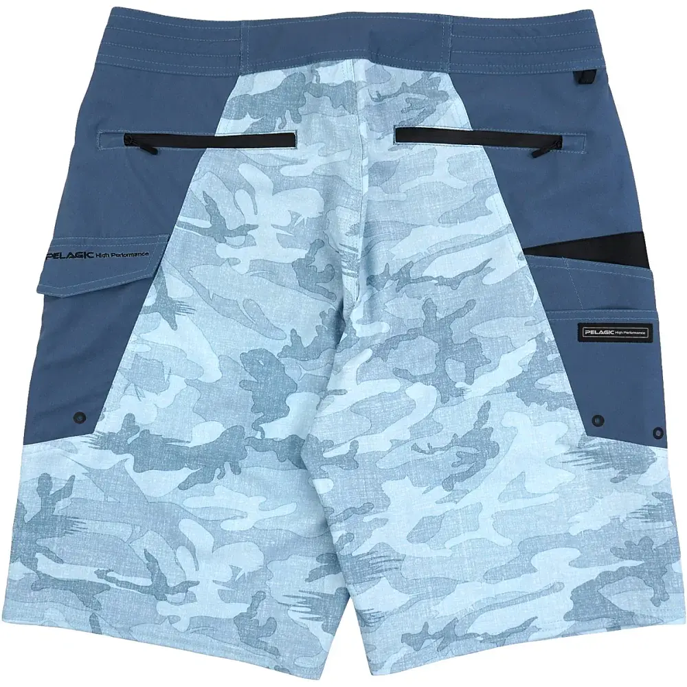 Шорти Pelagic Ocean Master Camo Fishing Shorts 40 Slate Fish Camo - фото 2