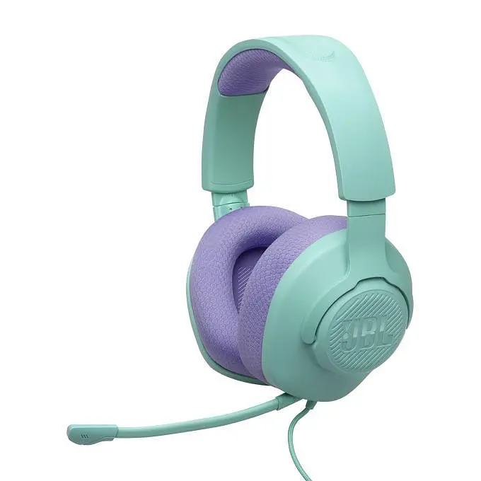 Навушники з мікрофоном JBL Quantum 100 M2 JBLQTUM100M2CYN Cyan - фото 5
