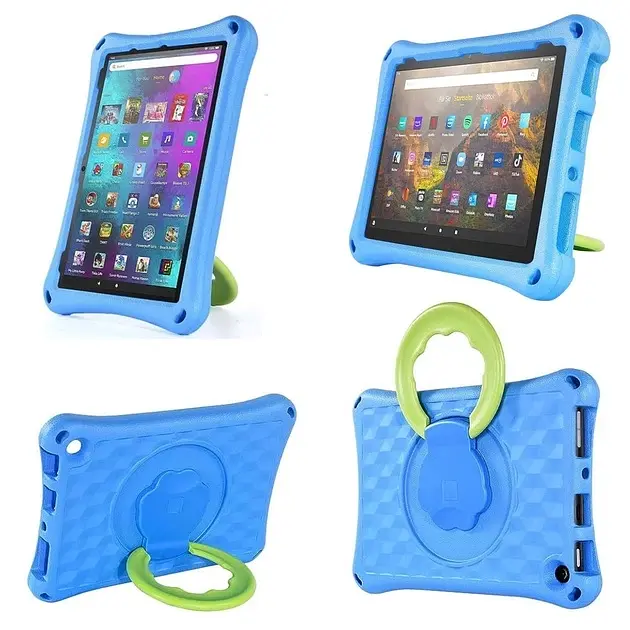 Планшет Amazon Fire HD10 KIDS 3/32GB 13th Generation з протиударним чохлом Blue - фото 2
