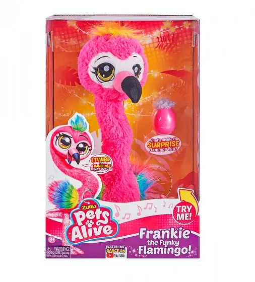Интерактивный игровой набор Pets Alive Весёлый Фламинго, англ. язык (9522) - фото 10