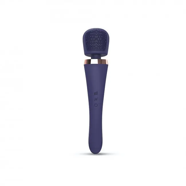 Вібромасажер з силіконовою щіточкою Love to Love Brush Crush - Midnight Indigo - фото 2