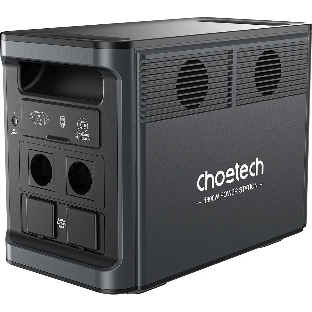 Зарядна станція Choetech BS065 1800W (BS065-EU-BK) [123594] - фото 2