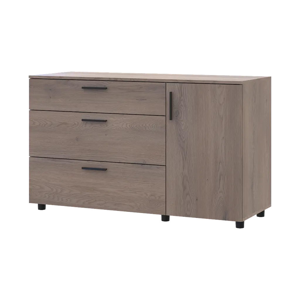 Комод Doros Торн Кремона Канноло 3Ш/1Д 135х51.6х80 (41510177) - фото 4