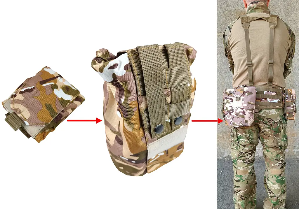 Підсумок для скидання магазинів мультикам степовий Multicam Arid (MOLLE, на тактичний пояс, розвантаження, РПС) - фото 2