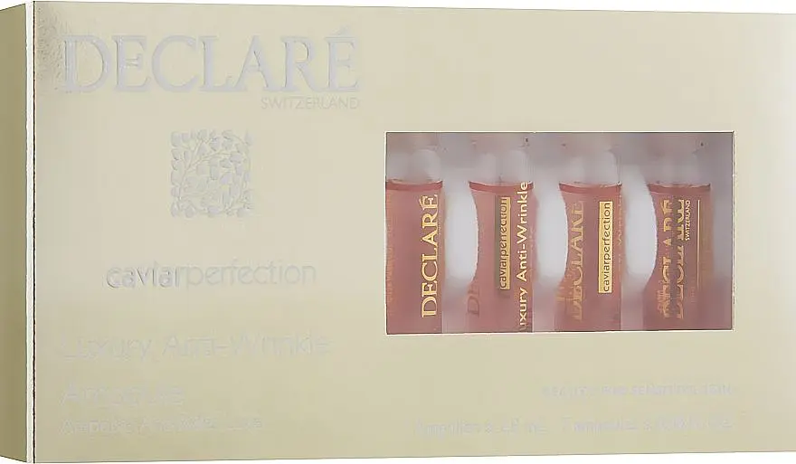 Концентрат проти зморшок із екстрактом чорної ікри CAVIAR Luxury Anti-Wrinkle Ampoule Declare 7x2,5 мл (517)