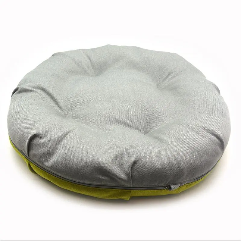 Лежак Zoo-hunt пончик круглий для собак та котів Магнус салатовий №2 65х14 см - фото 2