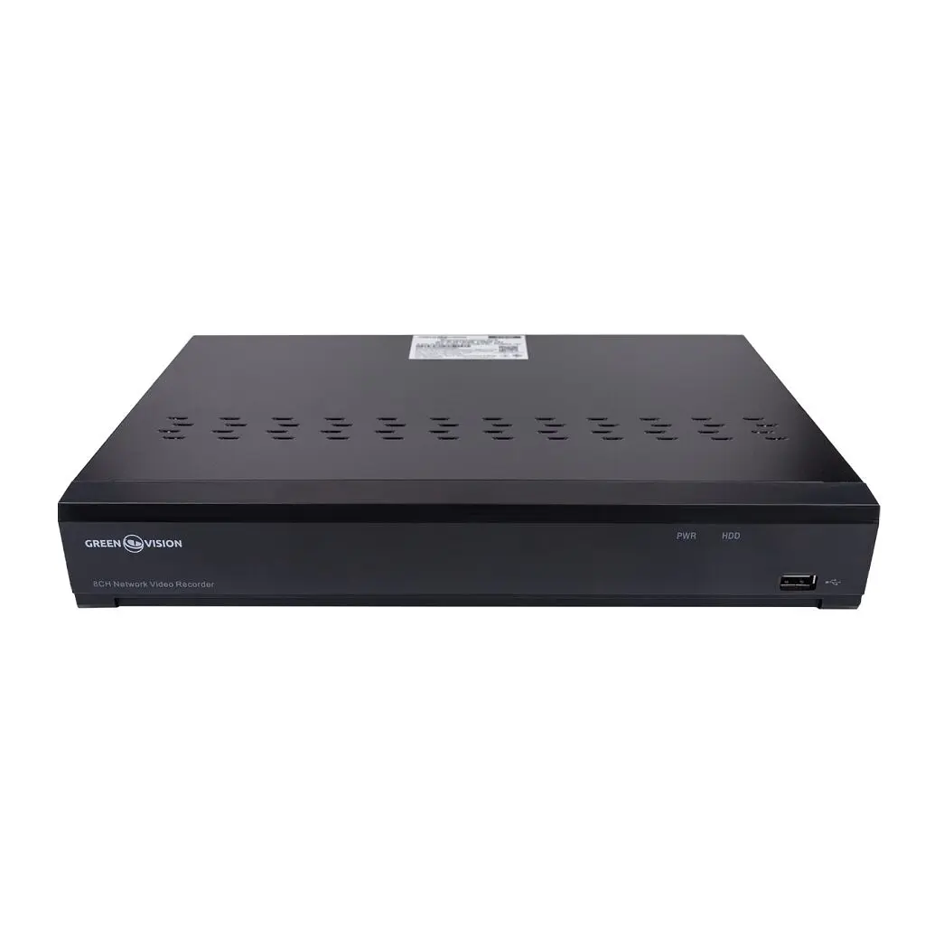 IP відеореєстратор 8-канальний 12 MP NVR GreenVision GV-N-I016/08 (A) - фото 2