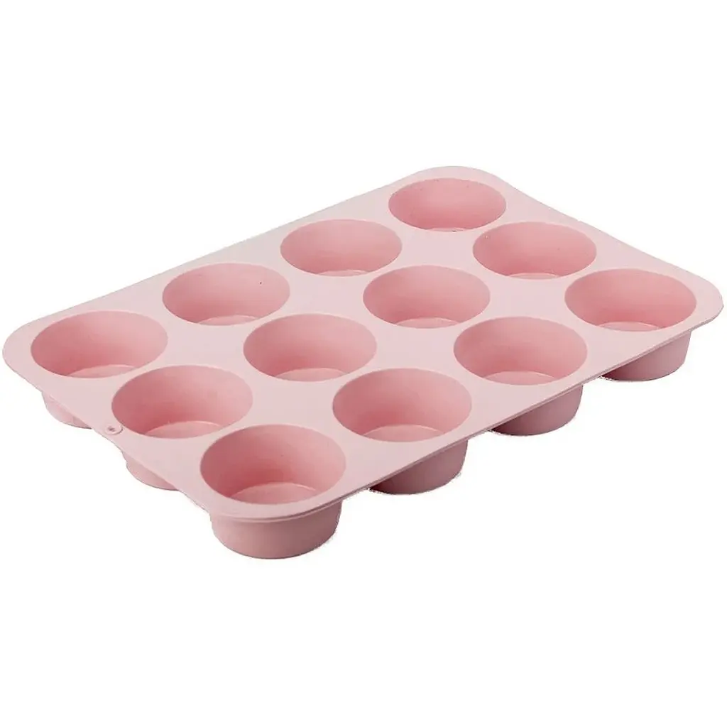 Форма для кексів силіконова Mys Silicone на 12 відділів 20.5 х29х3 см (41038) - фото 3