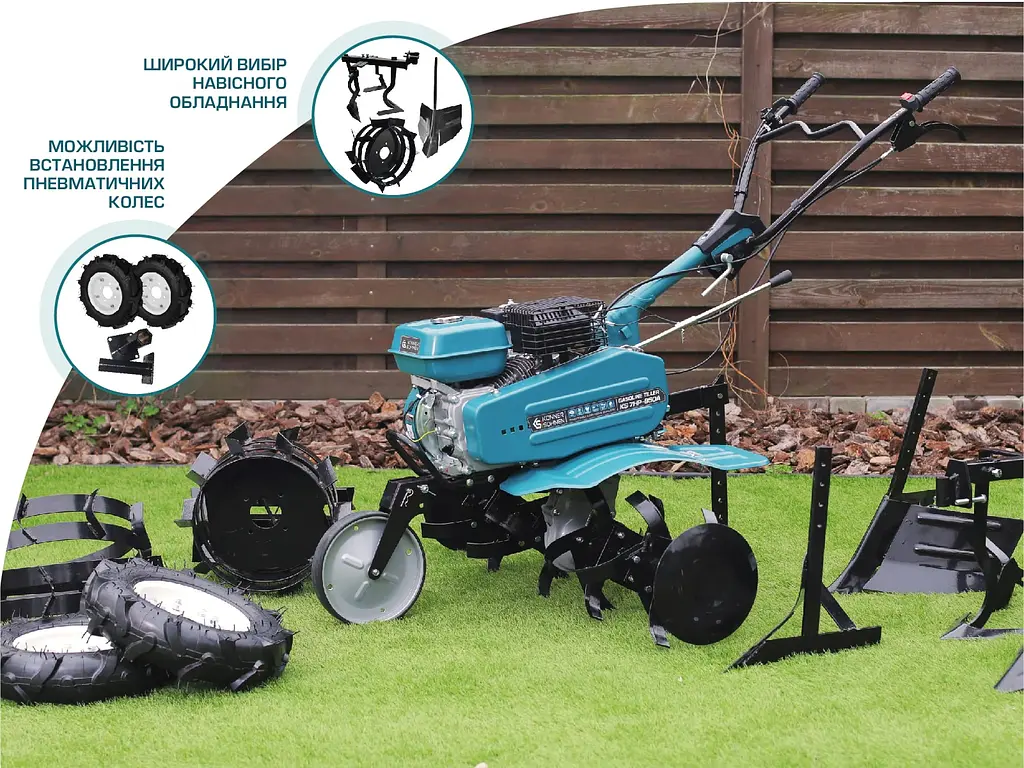 Konner & Sohnen Культиватор бензиновий KS 7HP-950A, 7.0кс, 105см, 62кг - фото 9