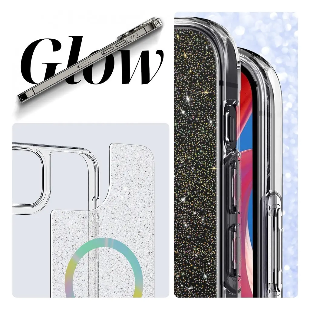 Чохол до мобільного телефона Armorstandart Glow Magsafe Apple iPhone 14 Pro Max Transparent (ARM69725) - фото 5