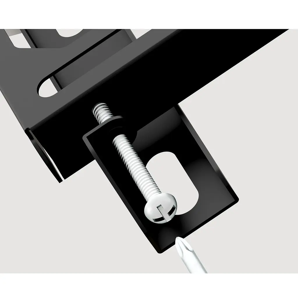 Кронштейн для ТВ AGN AGN43-220F фіксований/23"-43"/45 кг/max.VESA 200x200/Чорний - фото 4