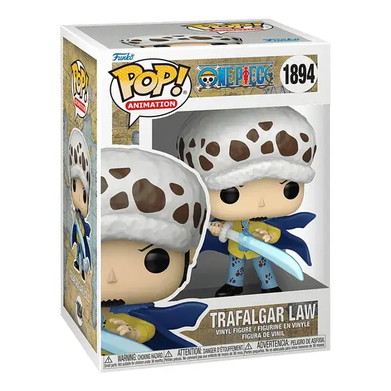 Колекційна фігурка Funko Pop Фанко Поп Трафальгар Ло Ван Піс One Piece Trafalgar Law 10см OP TL 1894 - фото 3