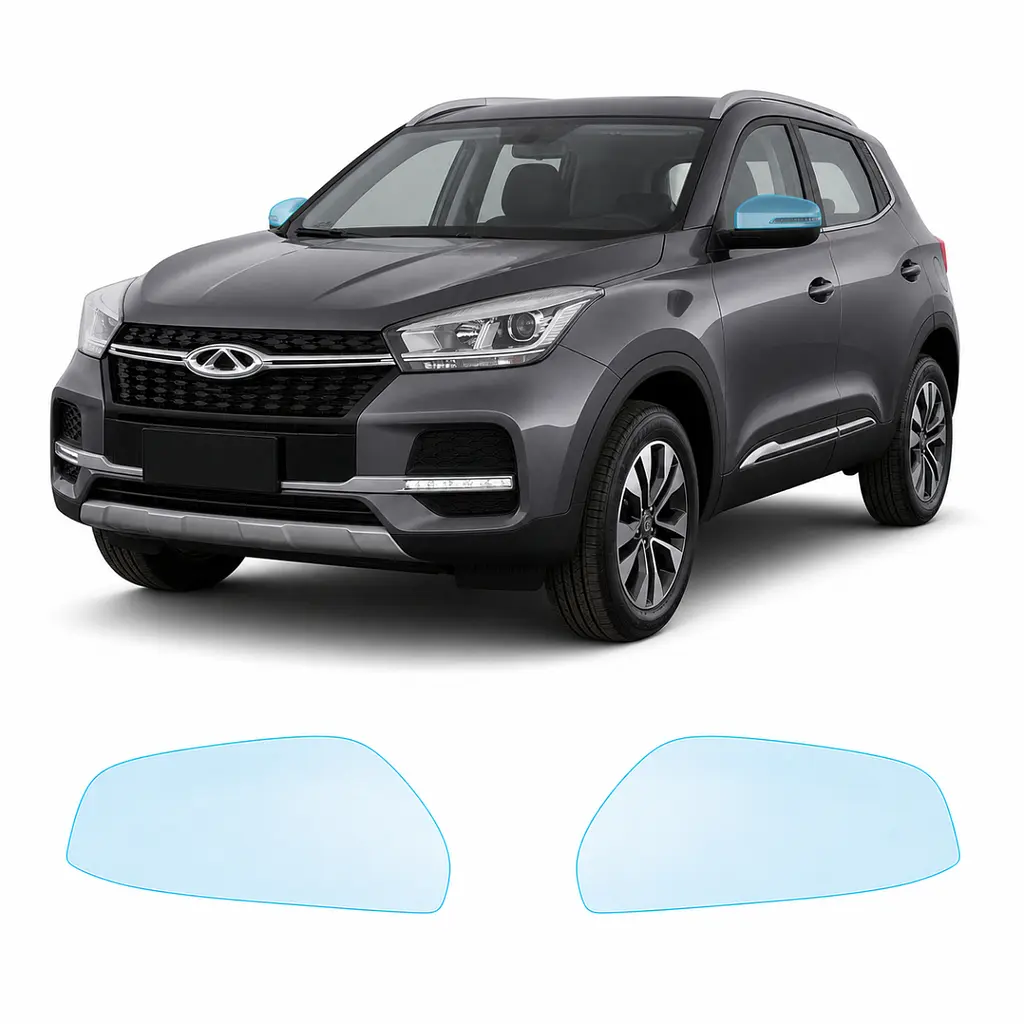 Антигравійна захисна бронеплівка за лекалами для Chery Tiggo 4 I 2017-2022 - дзеркала