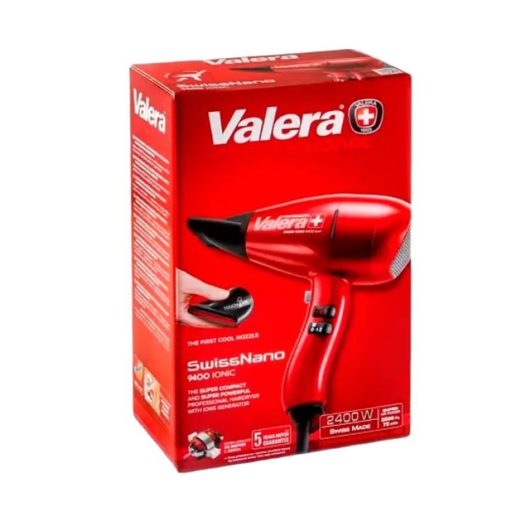 Фен Valera Swiss Nano 9400 Plus профессиональный красный (SN 9400PL RC) - фото 3
