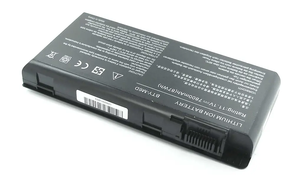 Посилений акумулятор для ноутбука MSI BTY-M6D 11.1V Black 6600 mAh - фото 2