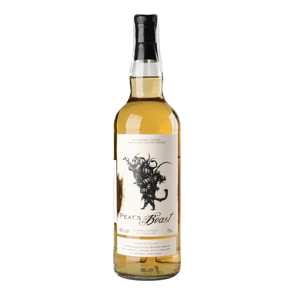 Віскі Peat's Beast Unchillfiltered Single Malt Scotch Whisky 46% 0.7 л - фото 6