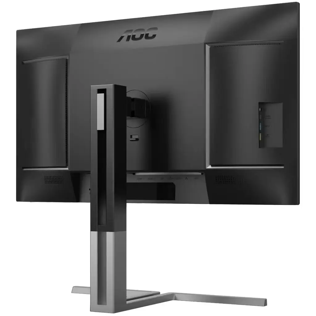 TFT 27" AOC U27U3CV, Nano IPS, 2хHDMI, DP, USB-C, USB-hub, HAS, Pivot, кол., чорно-срібл - фото 5