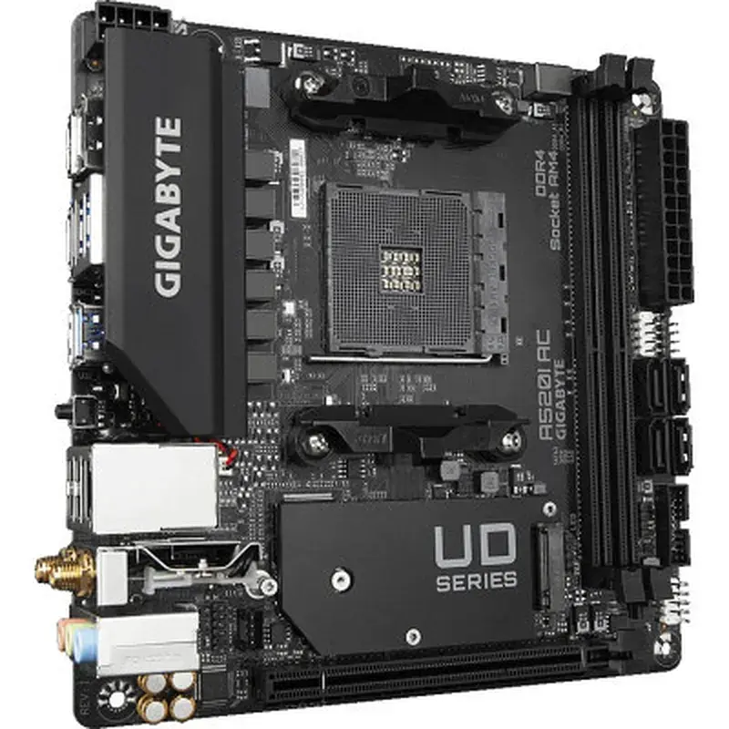 Материнська плата GIGABYTE A520I AC - фото 3