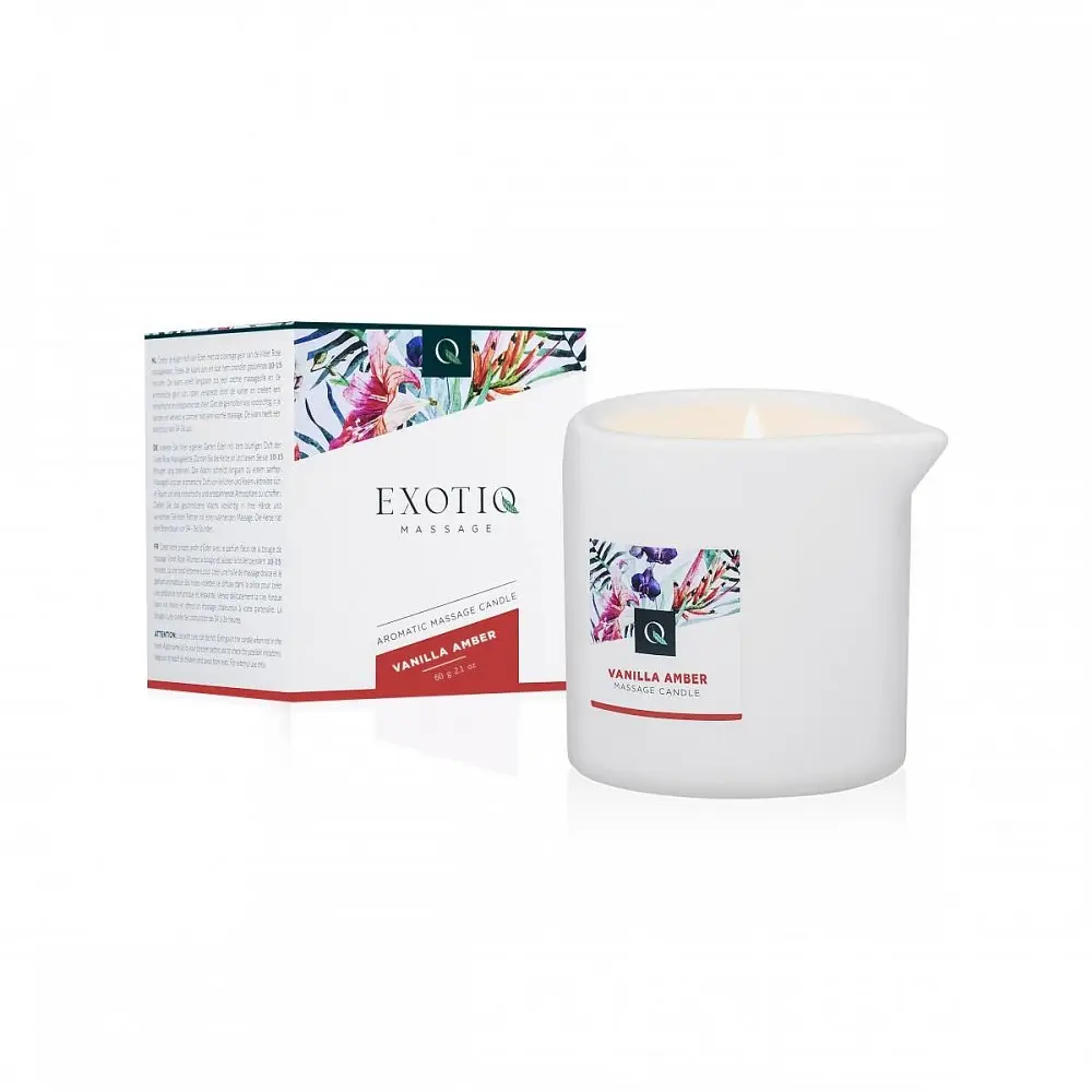 Массажная свеча Exotiq Massage Candle Vanilla Amber 60 мл - фото 5