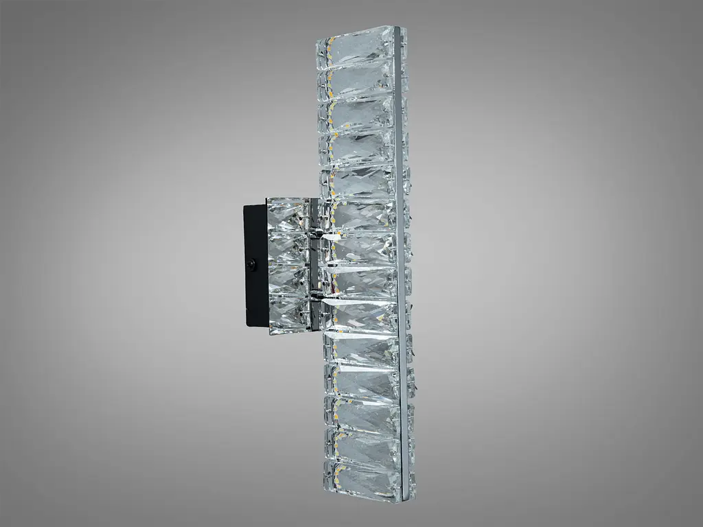 Бра настінне LED Diasha D88010/B-320CH кришталеве хром 8 Вт - фото 5